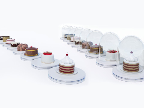 Cake Display Model 3D