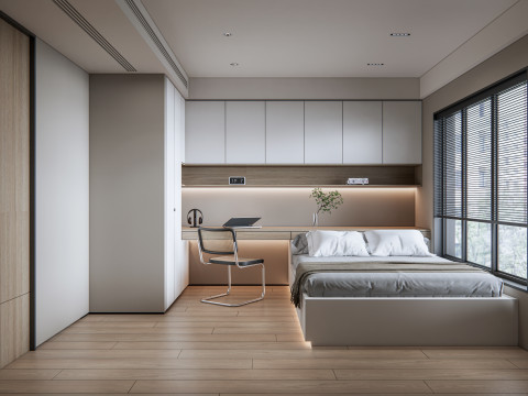 Bedroom 01 3D 모델