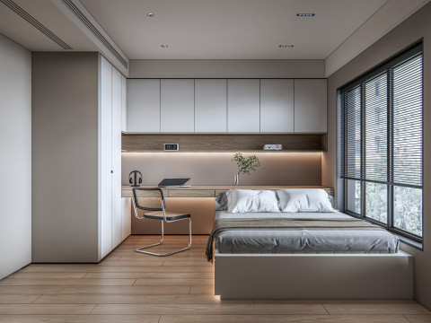 Bedroom 01 3D 모델