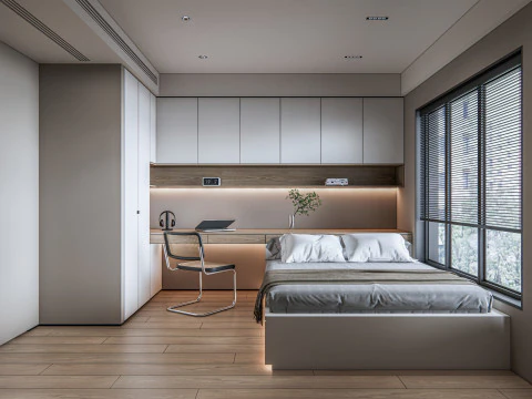 Schlafzimmer 01 3D Modell