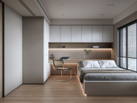 Bedroom 01 3D 모델