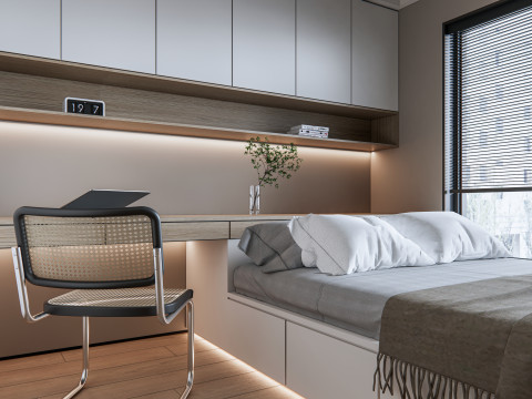 Bedroom 01 3D 모델