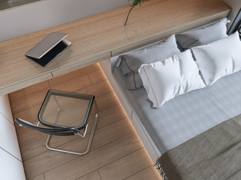 Bedroom 01 3D 모델