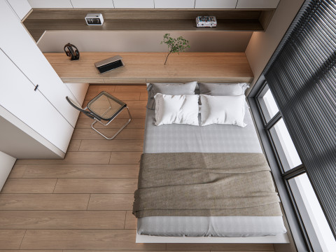 Bedroom 01 3D 모델