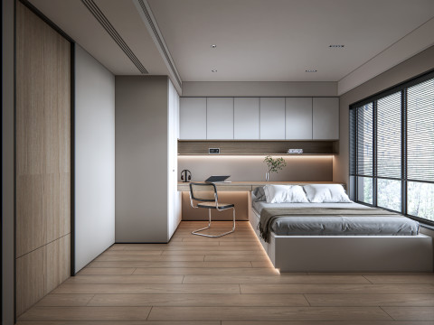 Bedroom 01 3D 모델
