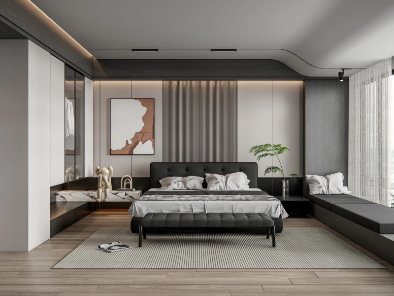 Schlafzimmer 02 3D Modell .c4d .max .obj .3ds .fbx .stl .blend 