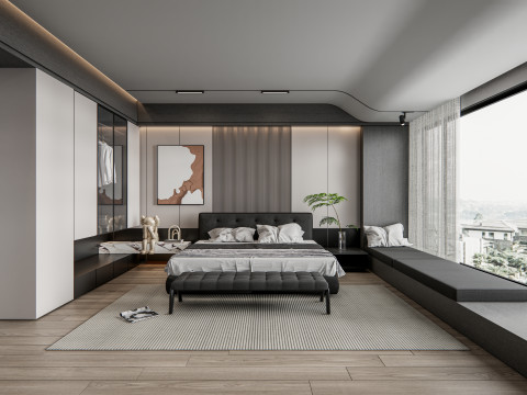Bedroom 02 Model 3D