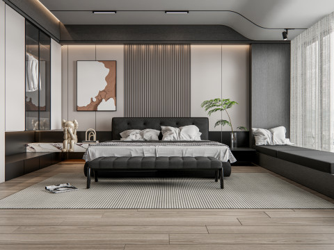 Bedroom 02 Model 3D