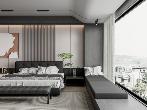 Bedroom 02 Model 3D