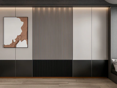 Schlafzimmer 02 3D Modell