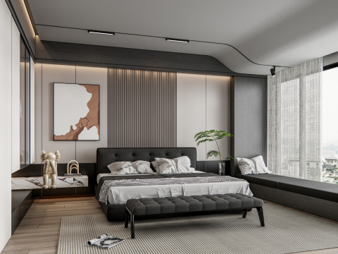 Bedroom 02 Model 3D