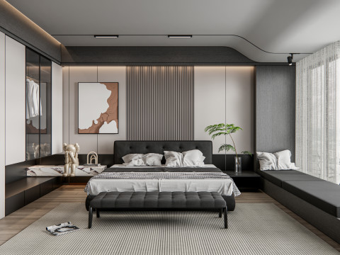 Bedroom 02 Model 3D