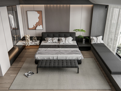Bedroom 02 Model 3D