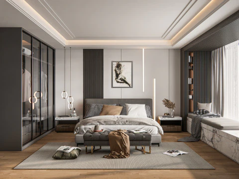 Camera da letto 03 Modello 3D