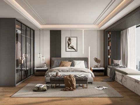 Camera da letto 03 Modello 3D