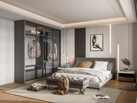 Camera da letto 03 Modello 3D