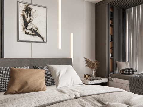 Bedroom 03 3D Модель
