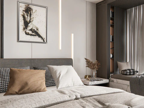 Camera da letto 03 Modello 3D