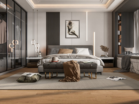 Bedroom 03 3D Модель