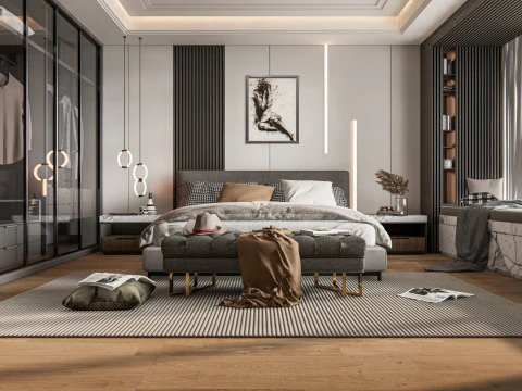 Camera da letto 03 Modello 3D