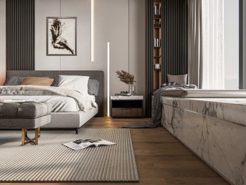 Camera da letto 03 Modello 3D