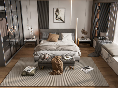 Bedroom 03 3D Модель