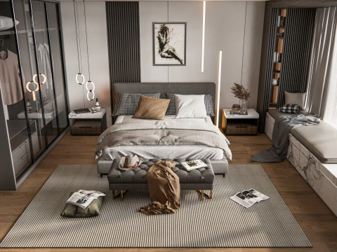 Camera da letto 03 Modello 3D