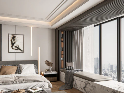 Camera da letto 03 Modello 3D