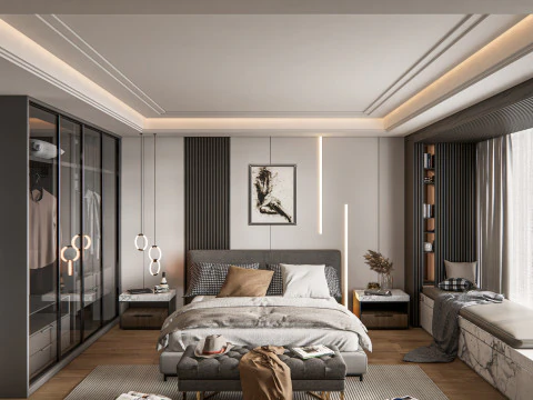 Camera da letto 03 Modello 3D