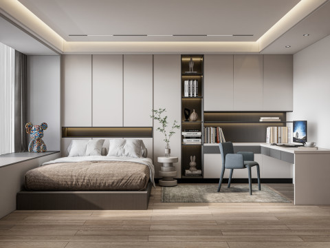 Bedroom 04 3D 모델