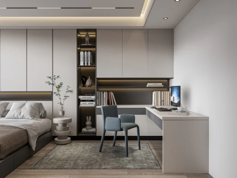 Schlafzimmer 04 3D Modell