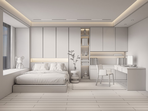 Bedroom 04 Modèle 3D