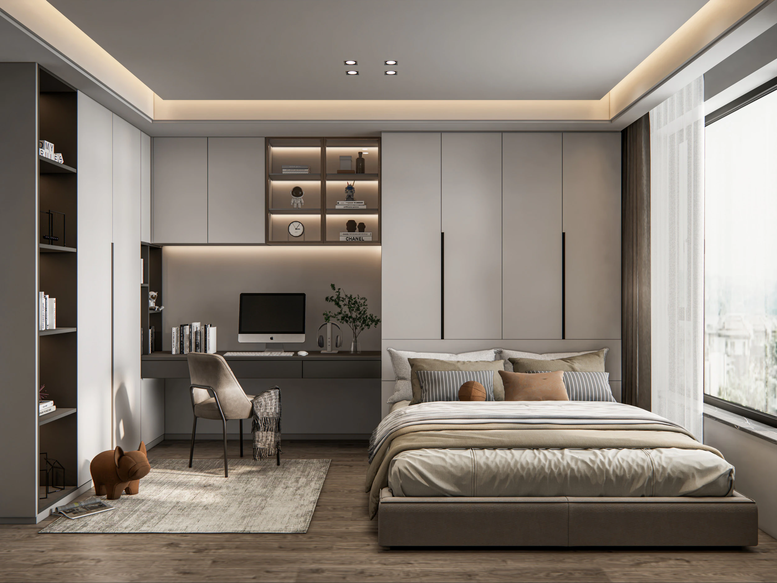 Dormitorio 05 Modelo 3D .c4d .max .obj .3ds .fbx .stl .blend 