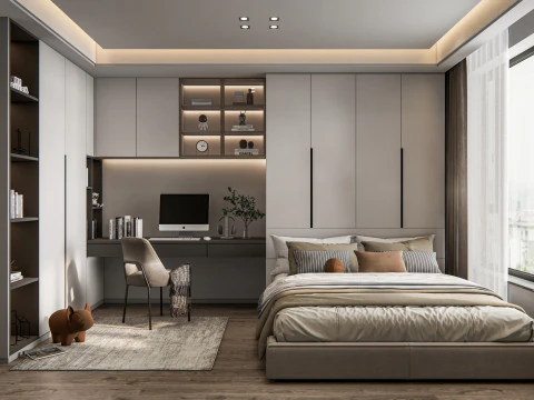 Dormitorio 05 Modelo 3D