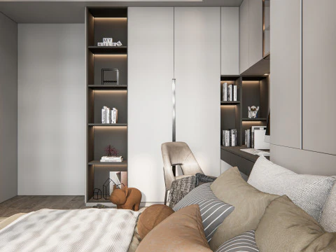 Dormitorio 05 Modelo 3D