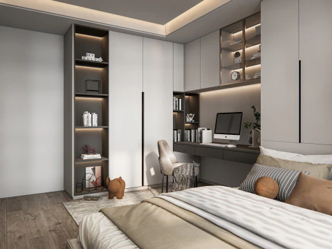 Dormitorio 05 Modelo 3D