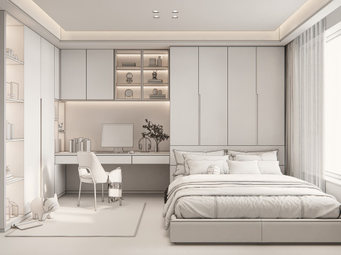 Bedroom 05 3D Модель