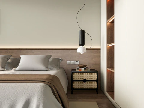 Sypialnia 07 Model 3D