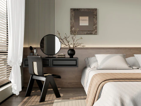 Sypialnia 07 Model 3D