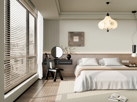 Sypialnia 07 Model 3D