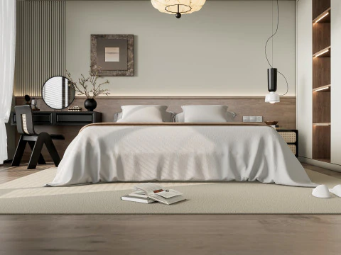 Sypialnia 07 Model 3D