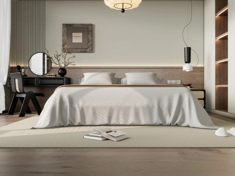 Sypialnia 07 Model 3D