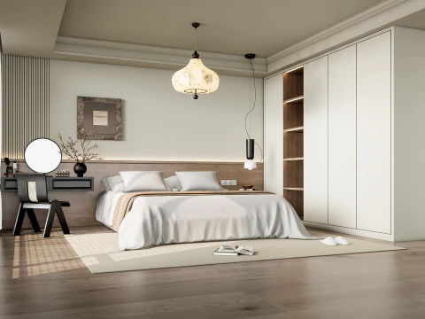 Sypialnia 07 Model 3D