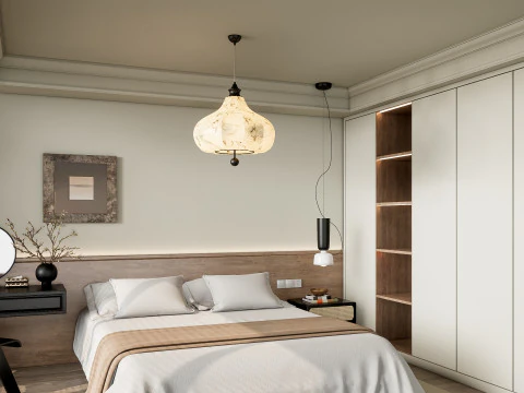 Sypialnia 07 Model 3D