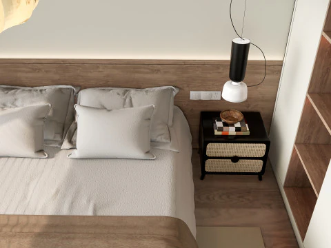 Sypialnia 07 Model 3D