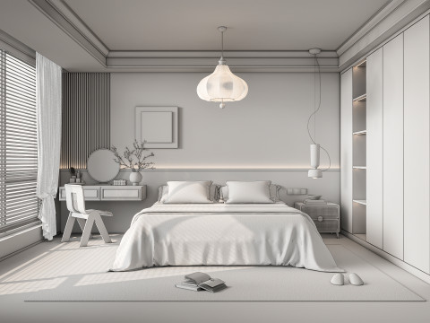 Bedroom 07 3D Модель