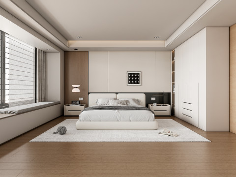 Bedroom 08 3D 모델
