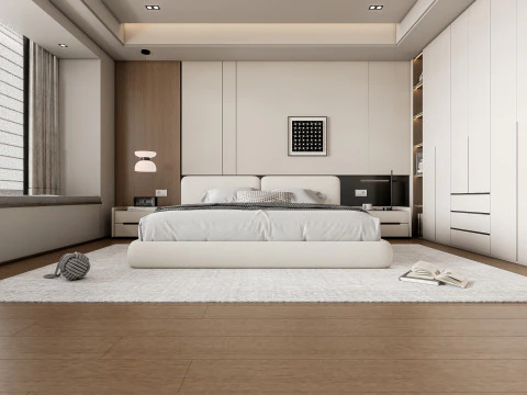 Schlafzimmer 08 3D Modell