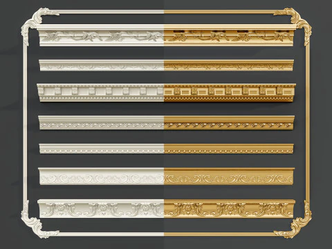 经典雕刻造型3 3D 模型