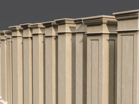 Classic colums 5 3D Model